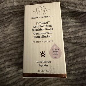 Drunk Elephant D-Bronzi Anti-Pollution Sunshine Drops NIB